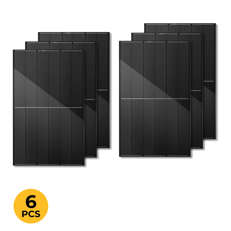 BougeRV 400 Watt N-Type Rigid Bifacial 16BB Mono Solar Panel