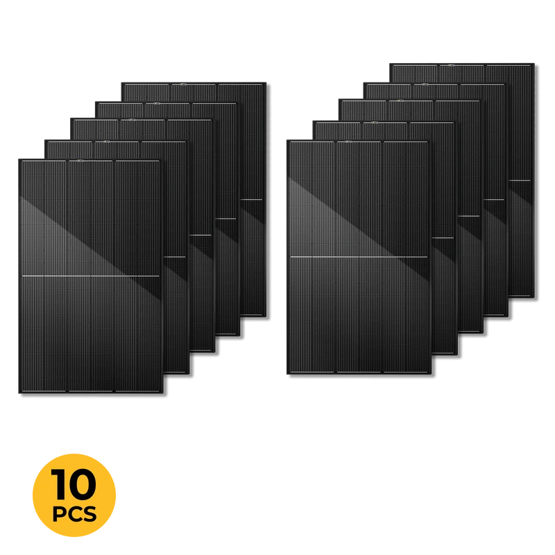 BougeRV 400 Watt N-Type Rigid Bifacial 16BB Mono Solar Panel