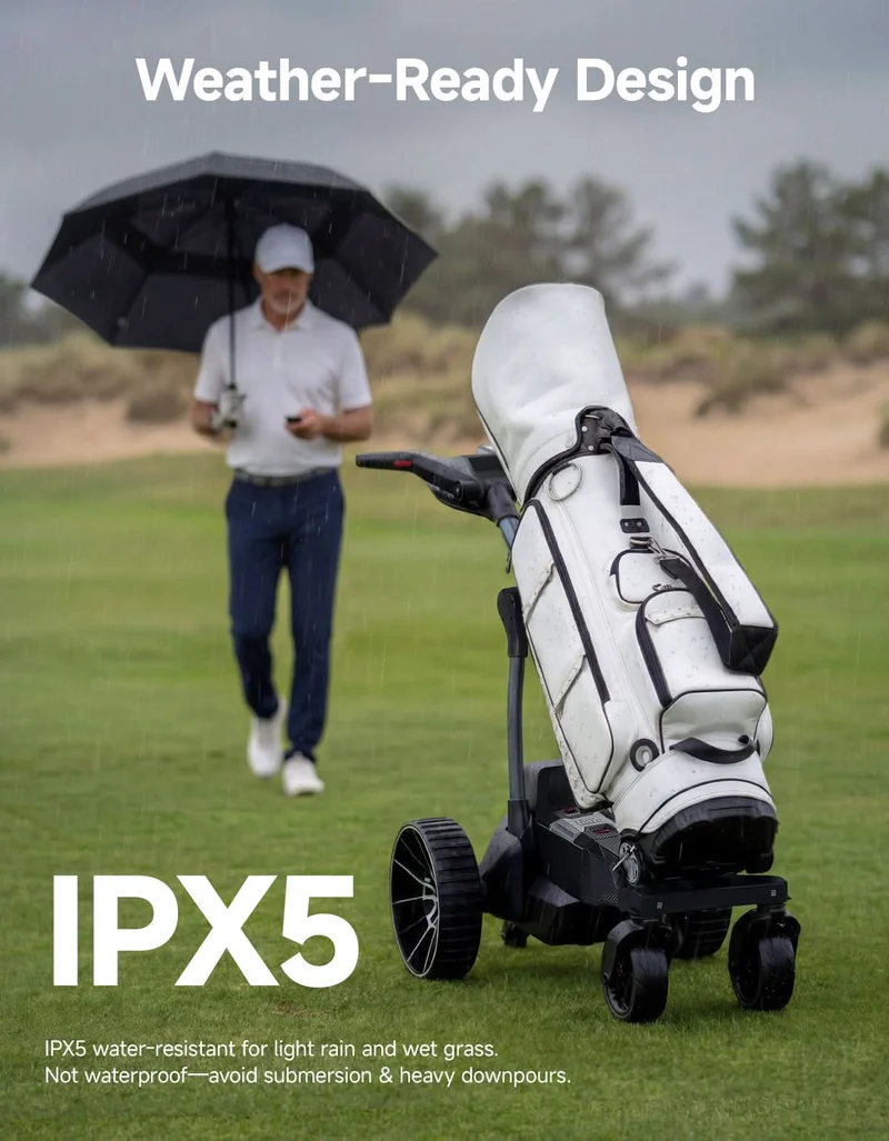KEMIMOTO ApexR Electric Golf Push Cart