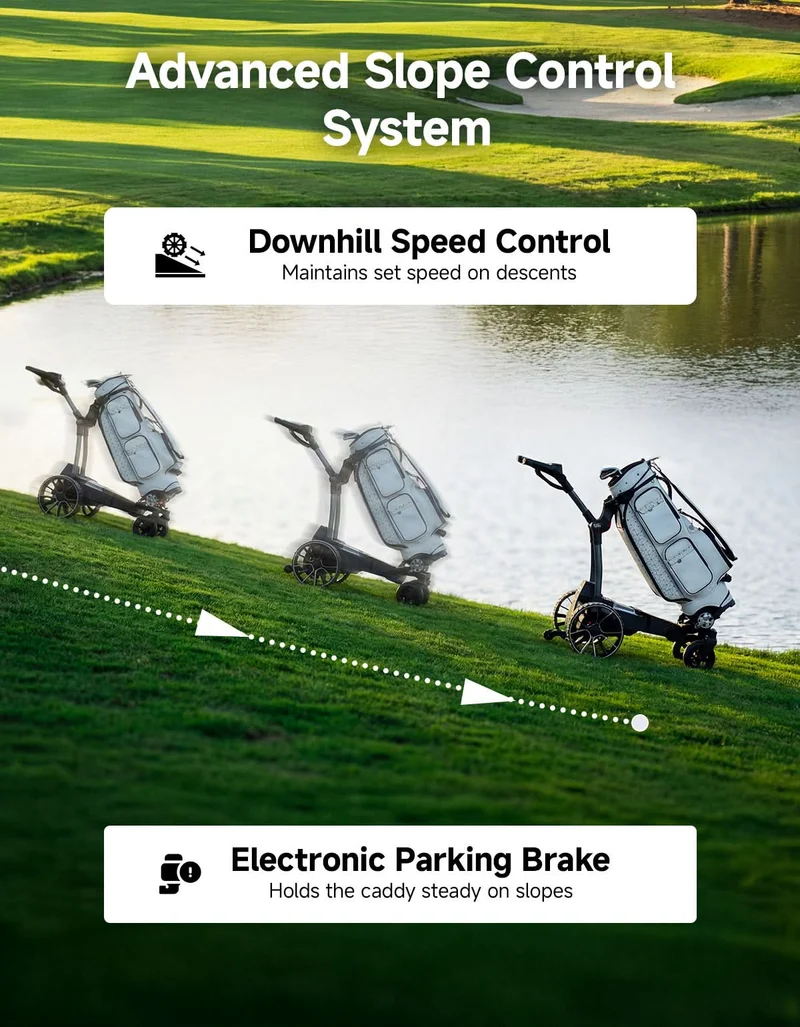 KEMIMOTO ApexR Electric Golf Push Cart