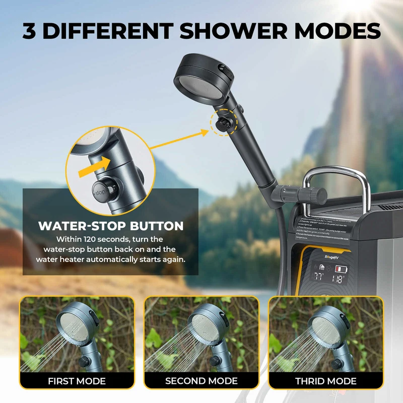 Portable Propane Outdoor Camping Water Heater