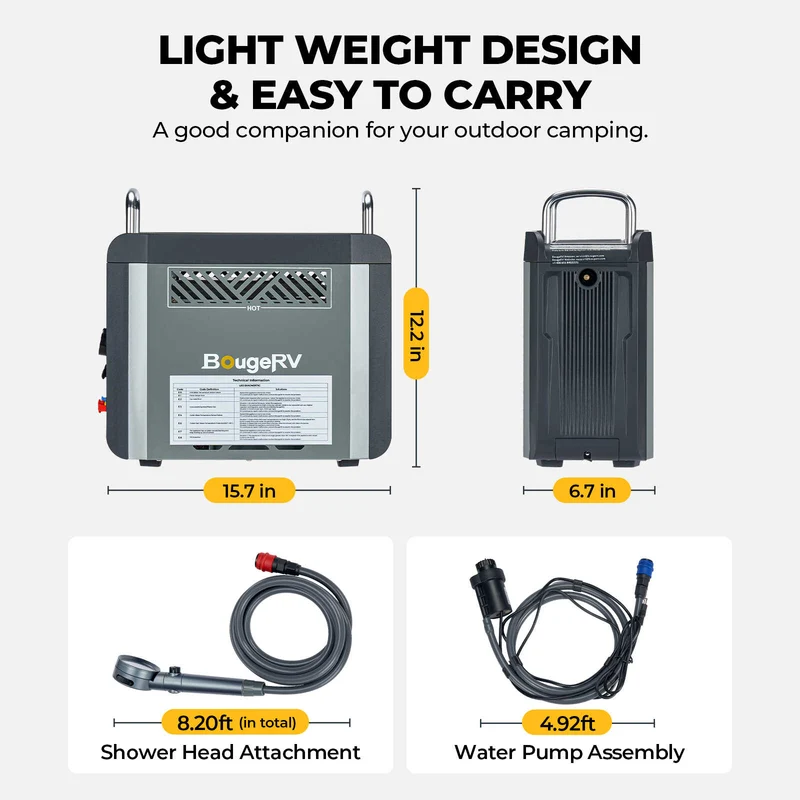Portable Propane Outdoor Camping Water Heater