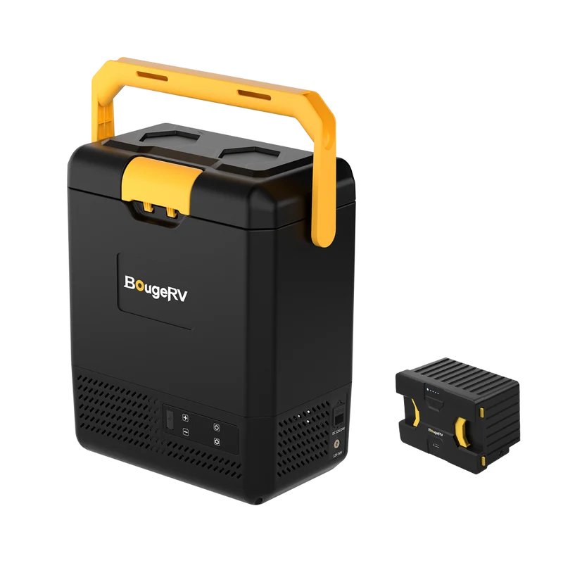 BougeRV CRH 9QT 12V Portable Car Fridge with 173Wh Battery