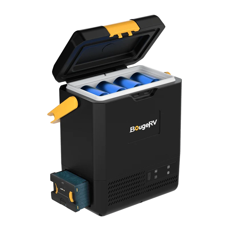 BougeRV CRH 9QT 12V Portable Car Fridge with 173Wh Battery