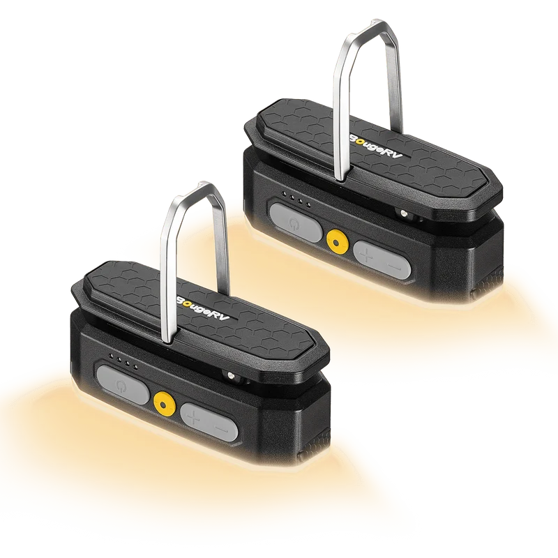 BougeRV Sensor Camping Lantern Movable Area Light (2 Pack)