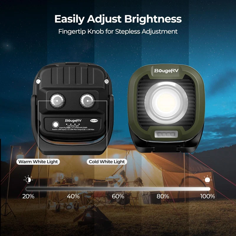 BougeRV AL05 PRO Kit Area Light Waterproof Camping Light Bulb