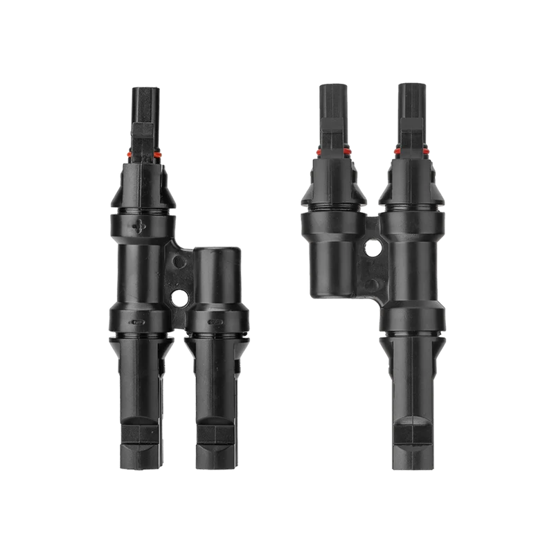Solar Branch Connectors Y Connector in Pair MMF+FFM Parallel Connection (2 Pairs)