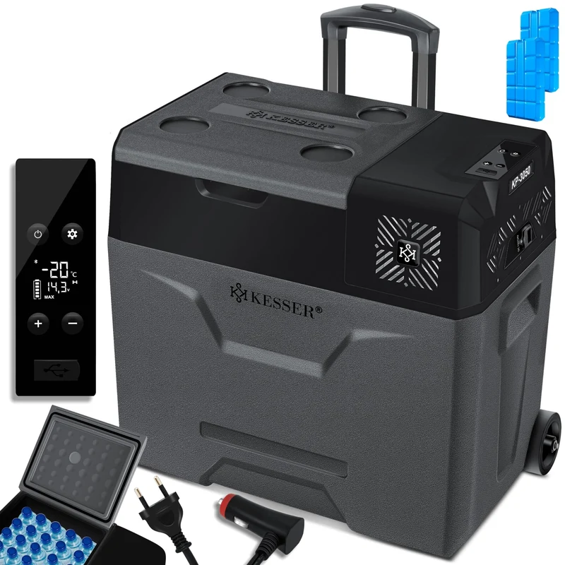 KESSER Kompressor-Kühlbox 50 L elektrisch mit App-Steuerung