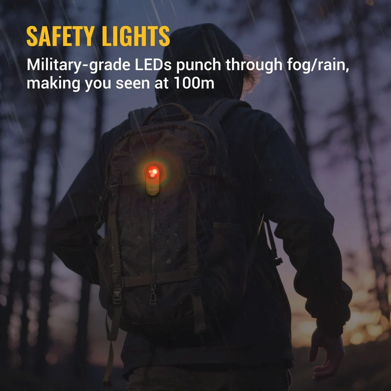 BougeRV Easy Carry Clip-On Light Outdoor Camping Lantern