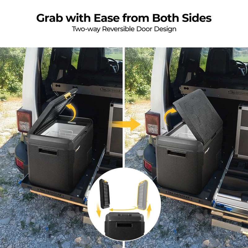 BougeRV CRS 42 Quart 12V Car Fridge Wheelless