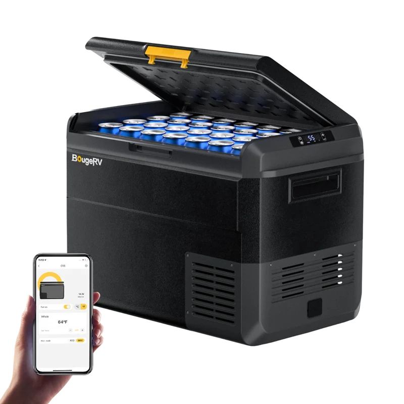 BougeRV CRS 53 Quart 12V Car Fridge Wheelless
