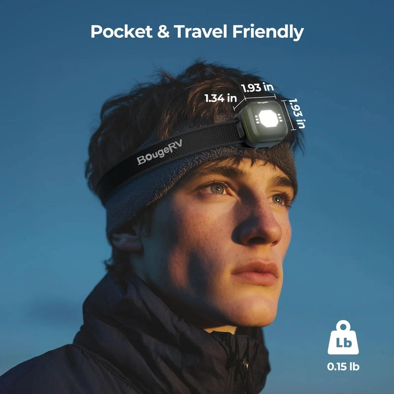 BougeRV AL05 Multifunctional Area Light Rechargeable Outdoor Headlamp