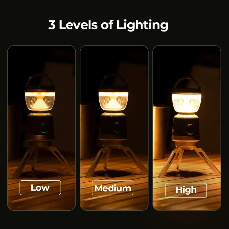 BougeRV AL07 Rechargeable Camping Light Ambient Lantern