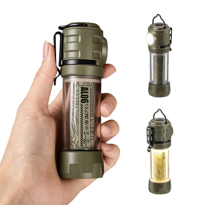 BougeRV AL06 Portable Camping Lantern Rechargeable Emergency Flashlight