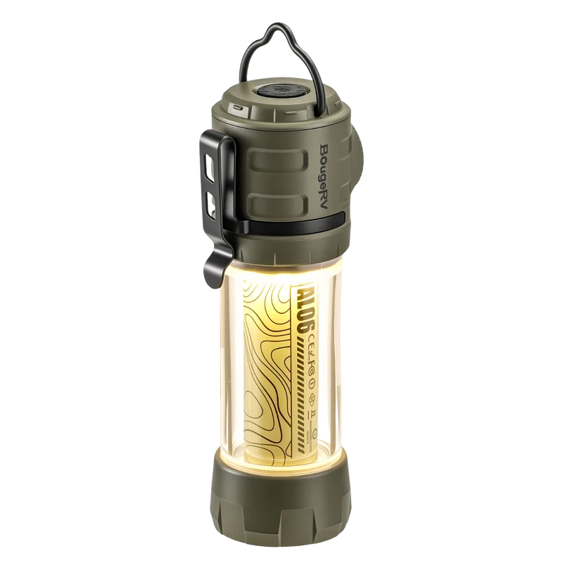 BougeRV AL06 Portable Camping Lantern Rechargeable Emergency Flashlight