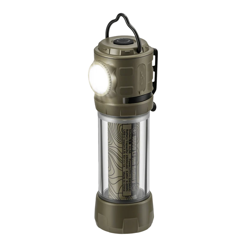 BougeRV AL06 Portable Camping Lantern Rechargeable Emergency Flashlight