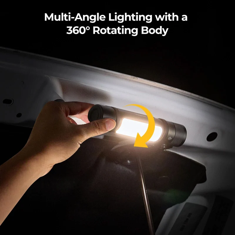 BougeRV FL01 Zoomable Camping Flashlight Outdoor Emergency Light
