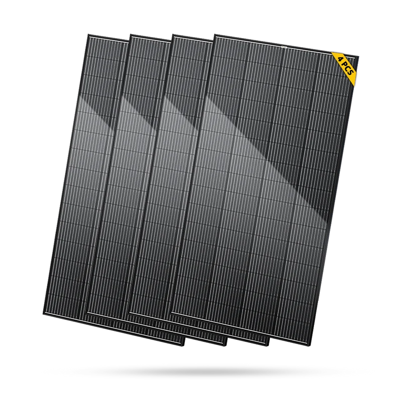 BougeRV Bifacial 600 Watts 12BB 12V/24V Rigid Solar Panel