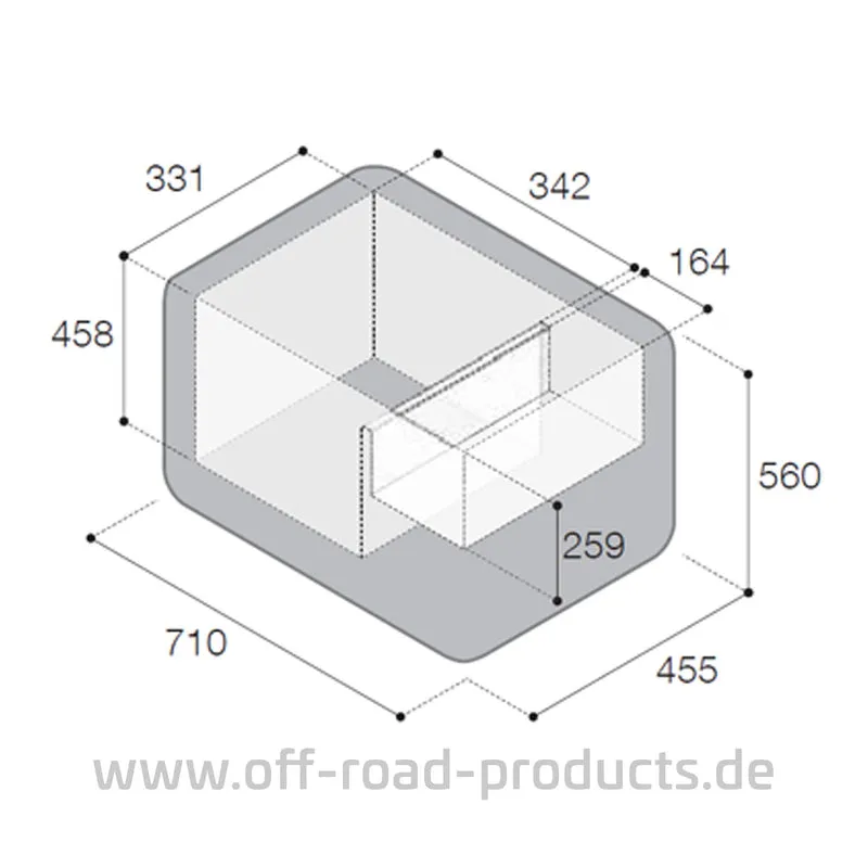 Vitrifrigo VF65P tragbare Kompressor-Kühlbox