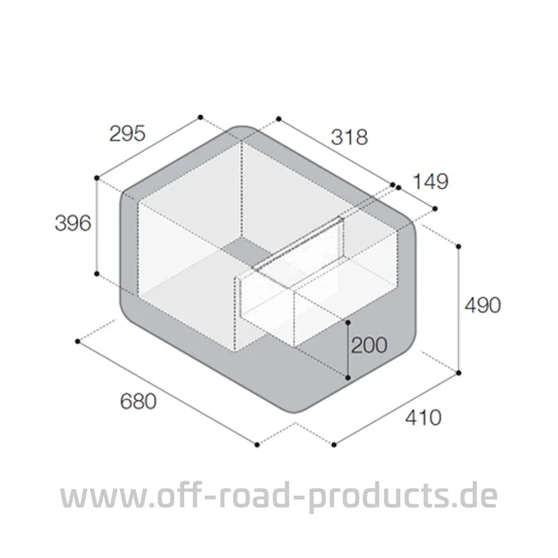 Vitrifrigo VF45P tragbare Kompressor-Kühlbox