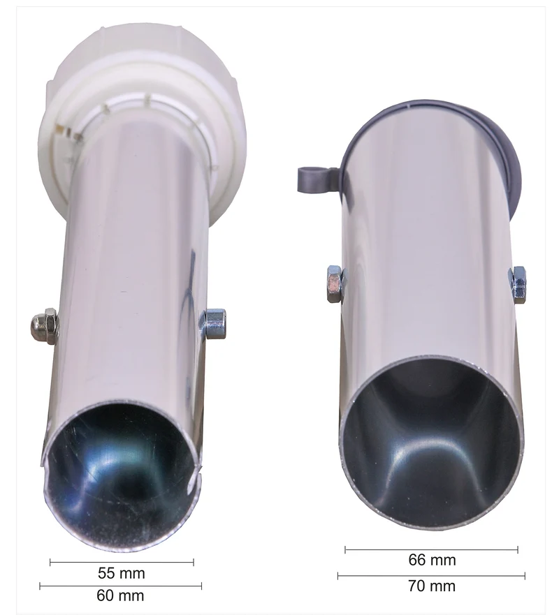 Schneider Bodenhülse 827-00 für Gartenschirme, eloxiertes Aluminium