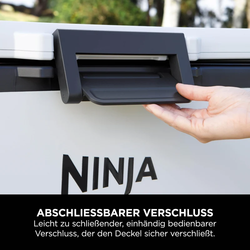 Ninja FrostVault Kühlbox mit Rollen, 42 l, Wolkenweiss, FB245EUWH