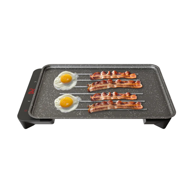 BougeRV Lightweight Portable Outdoor Electric Griddle Smokeless