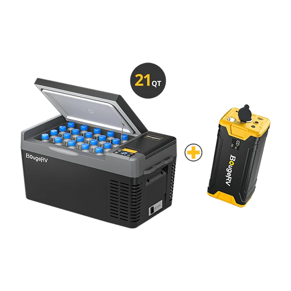 CRPRO20 21 Quart Portable Refrigerator With 266Wh Power Station