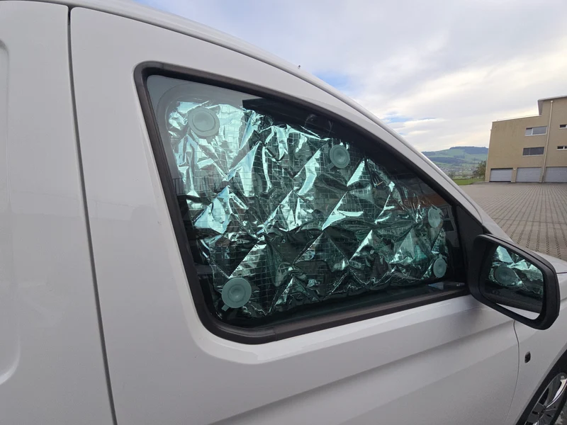 VW T4 Fahrerhaus PREMIUM BLACKLINE - Thermomatte / Isolationsmatte / Innenisolierung - Set 3-teilig kurzer und langer Radstand ab 1990