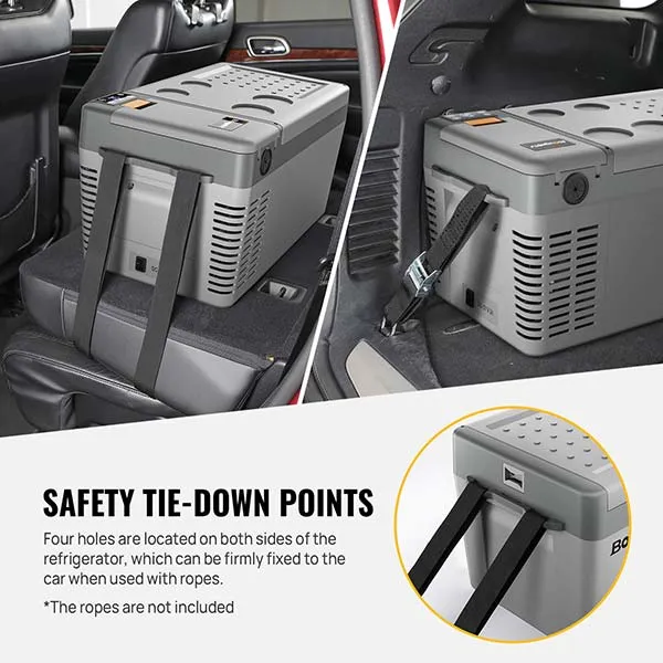CRPRO30 30 Quart Portable Car Fridge White With 266Wh Power Station
