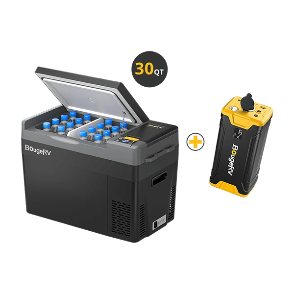 CRPRO30 30 Quart Portable Fridge With 266Wh Power Station