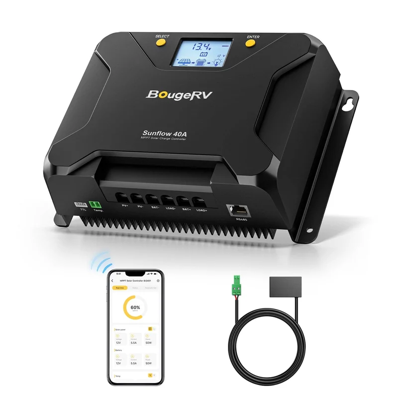 BougeRV 12V 400W TOPCon Rigid Solar Kit
