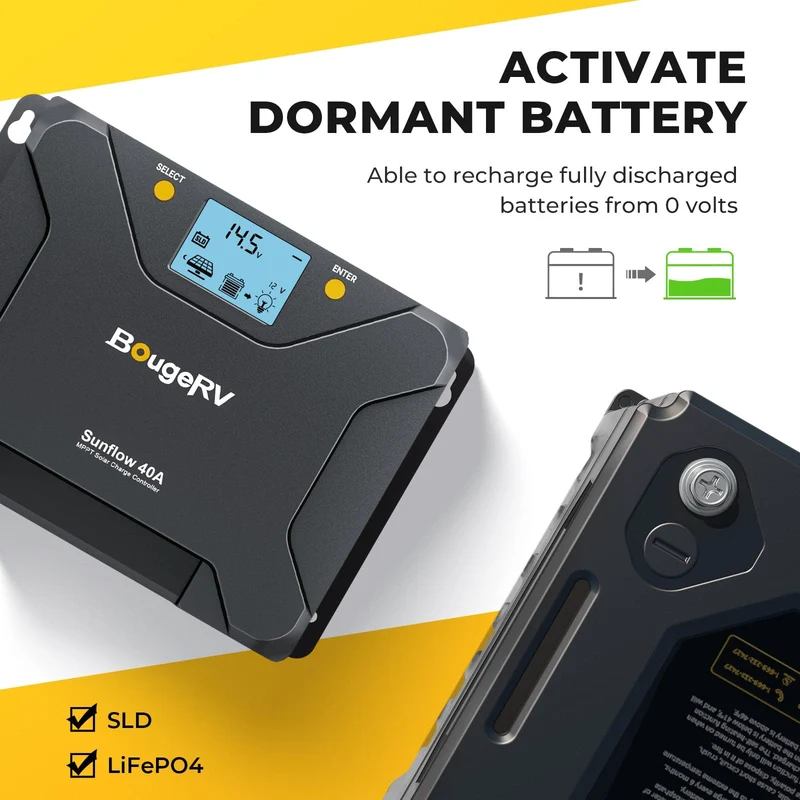 BougeRV 12V 400W TOPCon Rigid Solar Kit