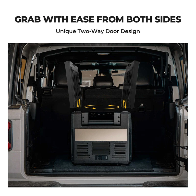 BougeRV Rocky V2.0 69QT Dual Zone 12V Portable Fridge