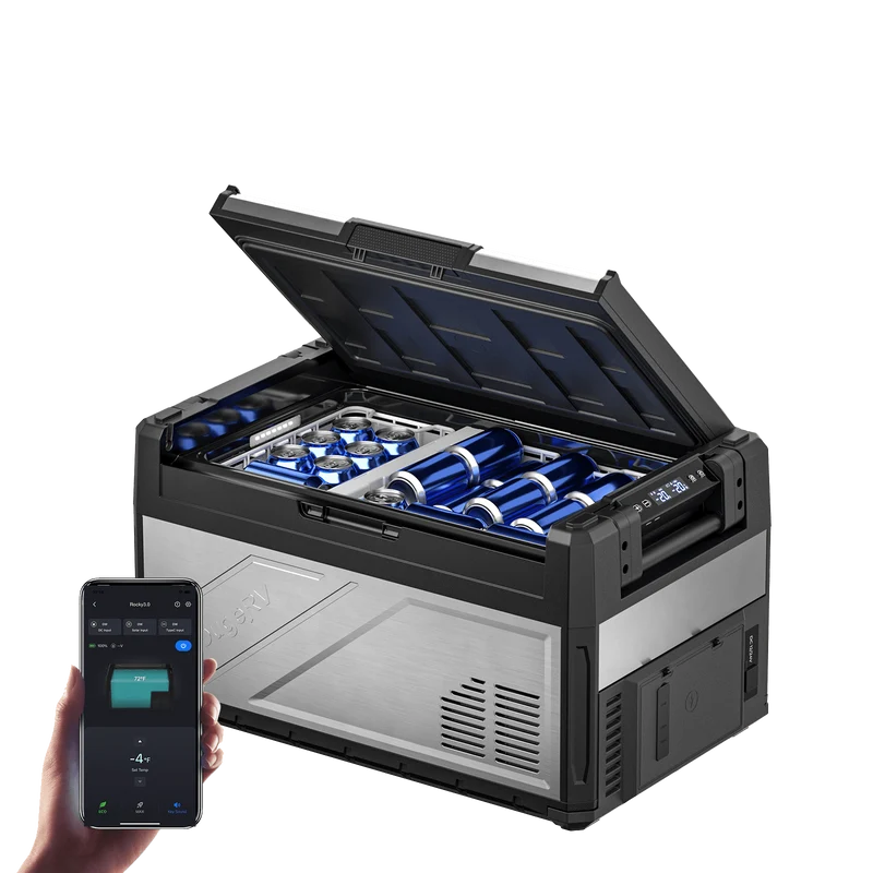 BougeRV New Rocky V3.0 41QT Dual Zone 12V Car Fridge