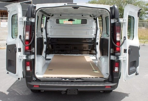 Thermomatte, Renault Trafic III + Opel Vivaro, Flügeltüren, langer Radstand