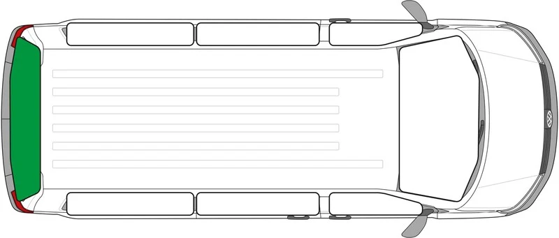 Thermomatte, Ford Transit, Heckklappe, Kofferraumdeckel, 2000-2006
