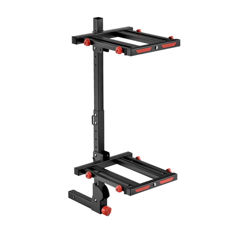 BougeRV Hitch Ski Snowboard Rack with Security Lock(Fit for 2" Receiver)