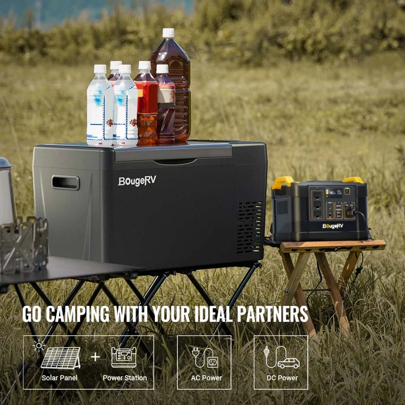 12V 23 Quart Portable Fridge Black
