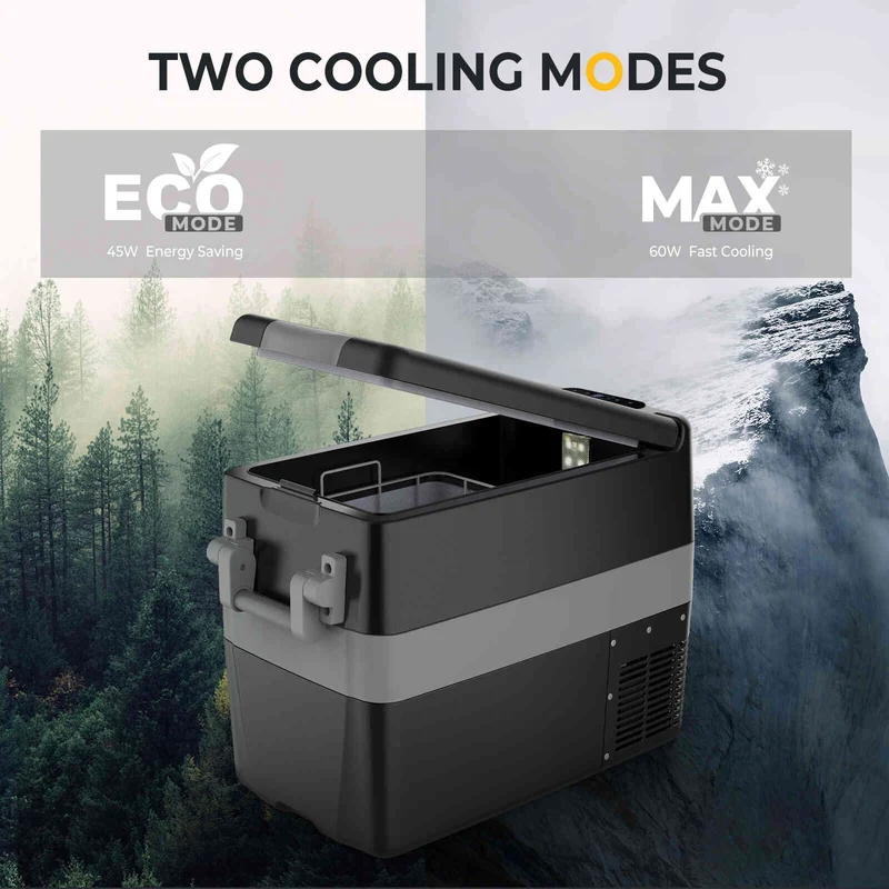 12V 53 Quart Portable Fridge Car Freezer