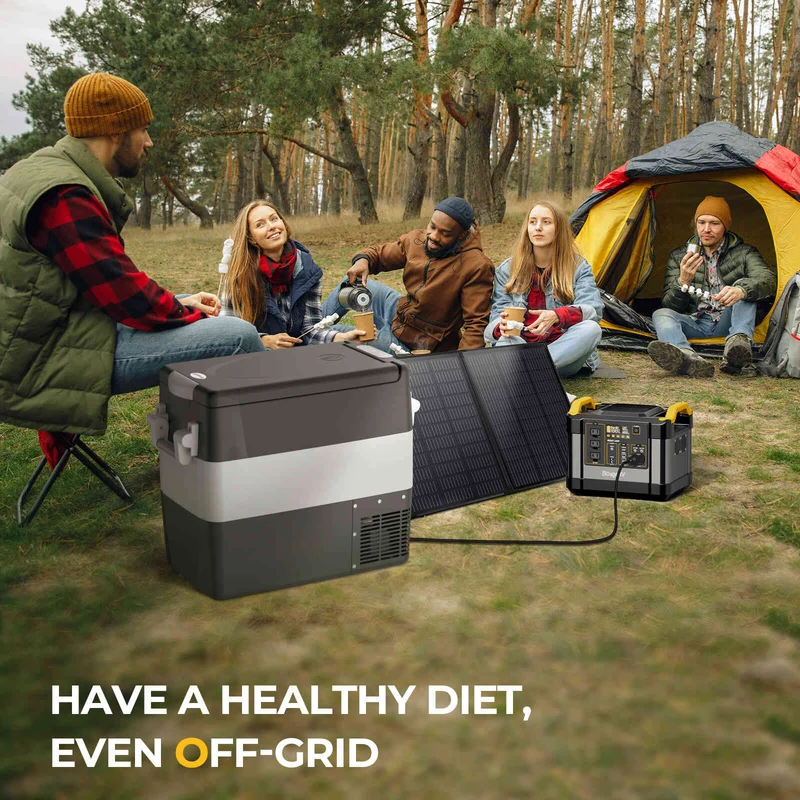 12V 53 Quart Portable Fridge Car Freezer