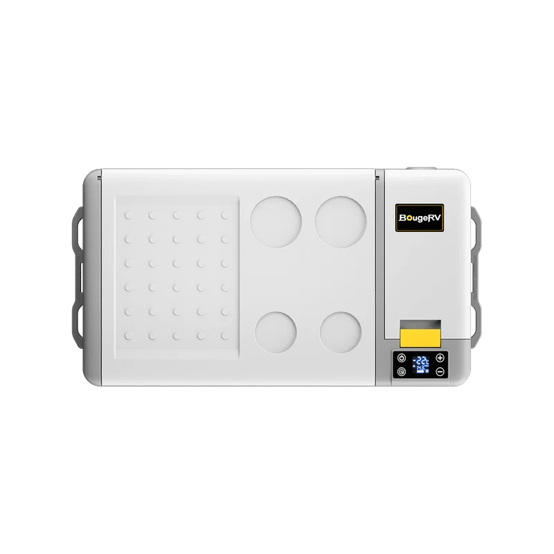 BougeRV CRPRO30 30 Quart 12V Portable Car Fridge Freezer White
