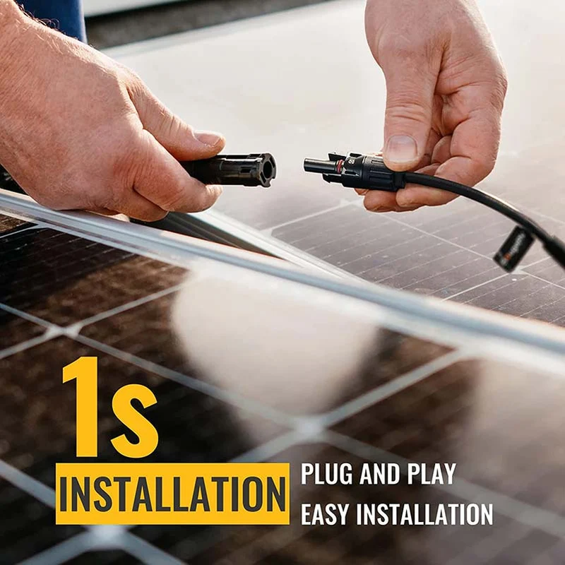 BougeRV Solar Panel Parallel Connectors 1 to 6 Solar Cable Wire