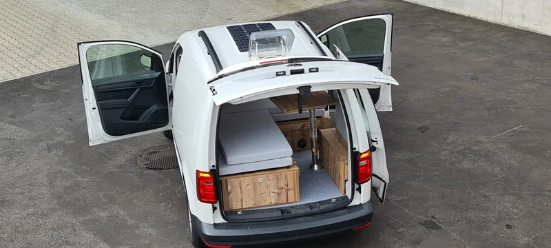 VW Caddy 4 Heckklappe/ Kofferraumdeckel - Thermomatte / Isolationsmatte / Innenisolierung - Set 1-teilig für VW Caddy 4 kurzer und langer Radstand 2006-2020