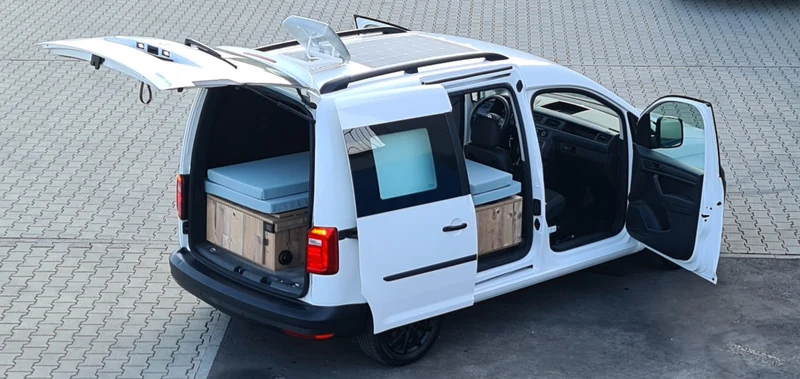 VW Caddy 4 Heckklappe/ Kofferraumdeckel - Thermomatte / Isolationsmatte / Innenisolierung - Set 1-teilig für VW Caddy 4 kurzer und langer Radstand 2006-2020