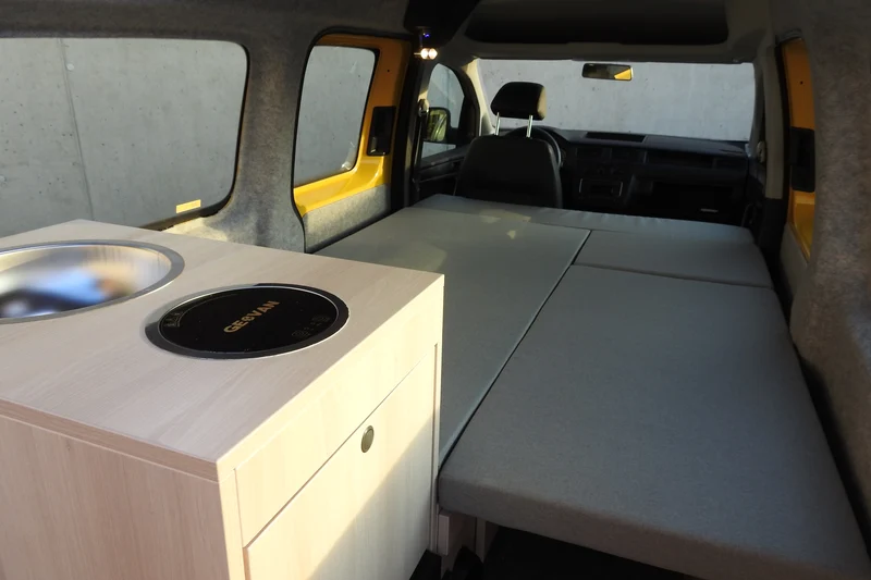 VW Caddy 4 - Thermomatte / Isolationsmatte / Innenisolierung - Set 8-teilig für VW Caddy 4 langer Radstand 2006-2020 mit Heckklappe