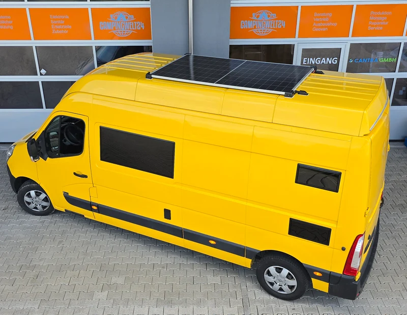 Solaranlage für Wohnmobile, 500W, inkl. Montage
