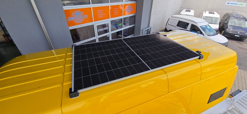 Solaranlage für Wohnmobile, 500W, inkl. Montage