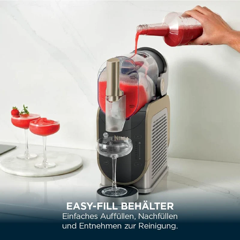 Ninja SLUSHi Maschine FS301EUSTGD für Slush & Eisgetränke, Stone Gold