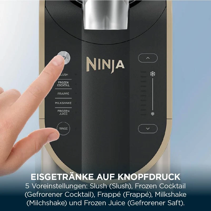 Ninja SLUSHi Maschine FS301EUSTGD für Slush & Eisgetränke, Stone Gold